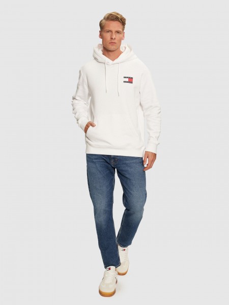 Sueter Hombre Crema Tommy Jeans
