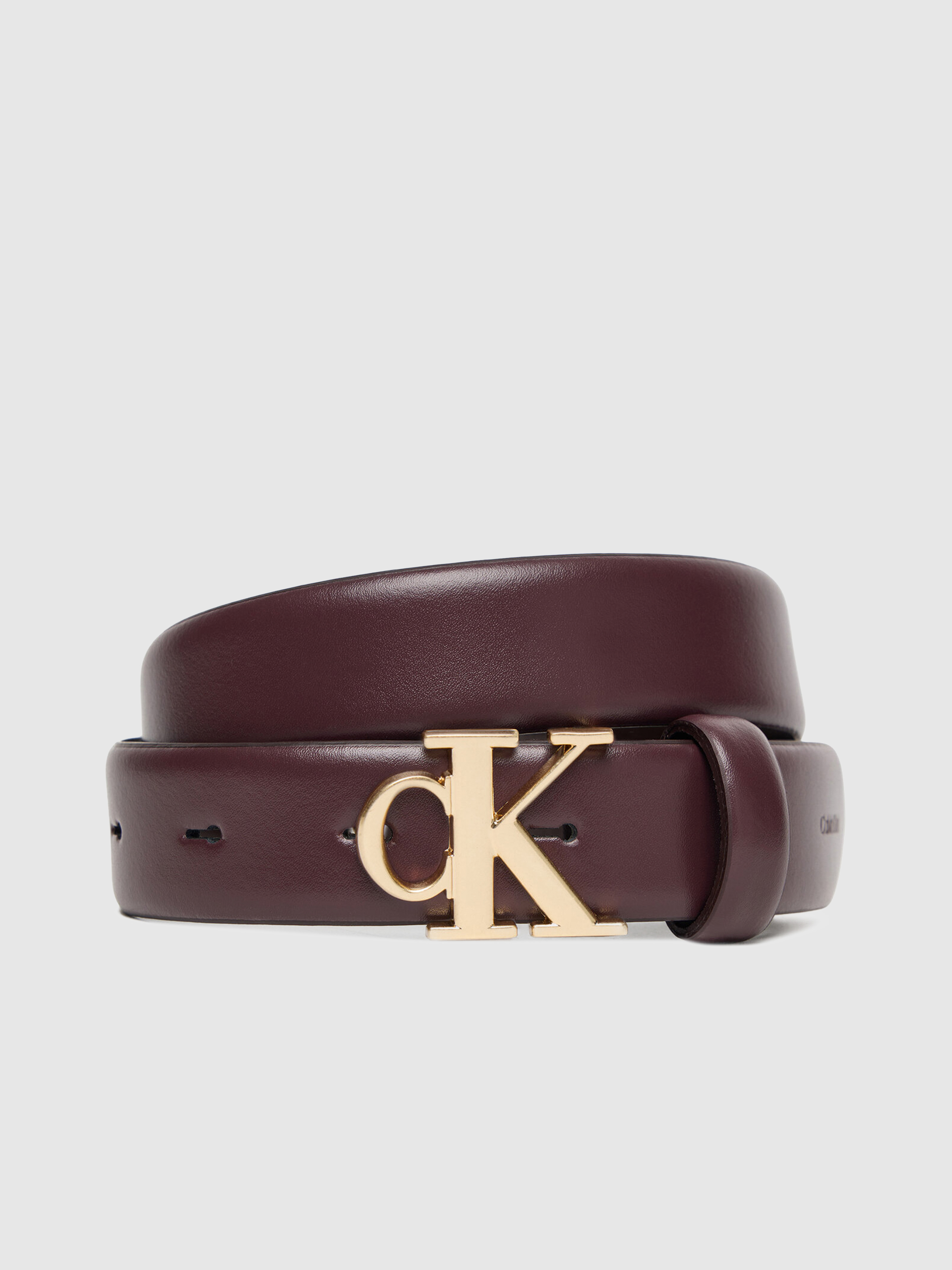Belt Woman Bordeaux Calvin Klein