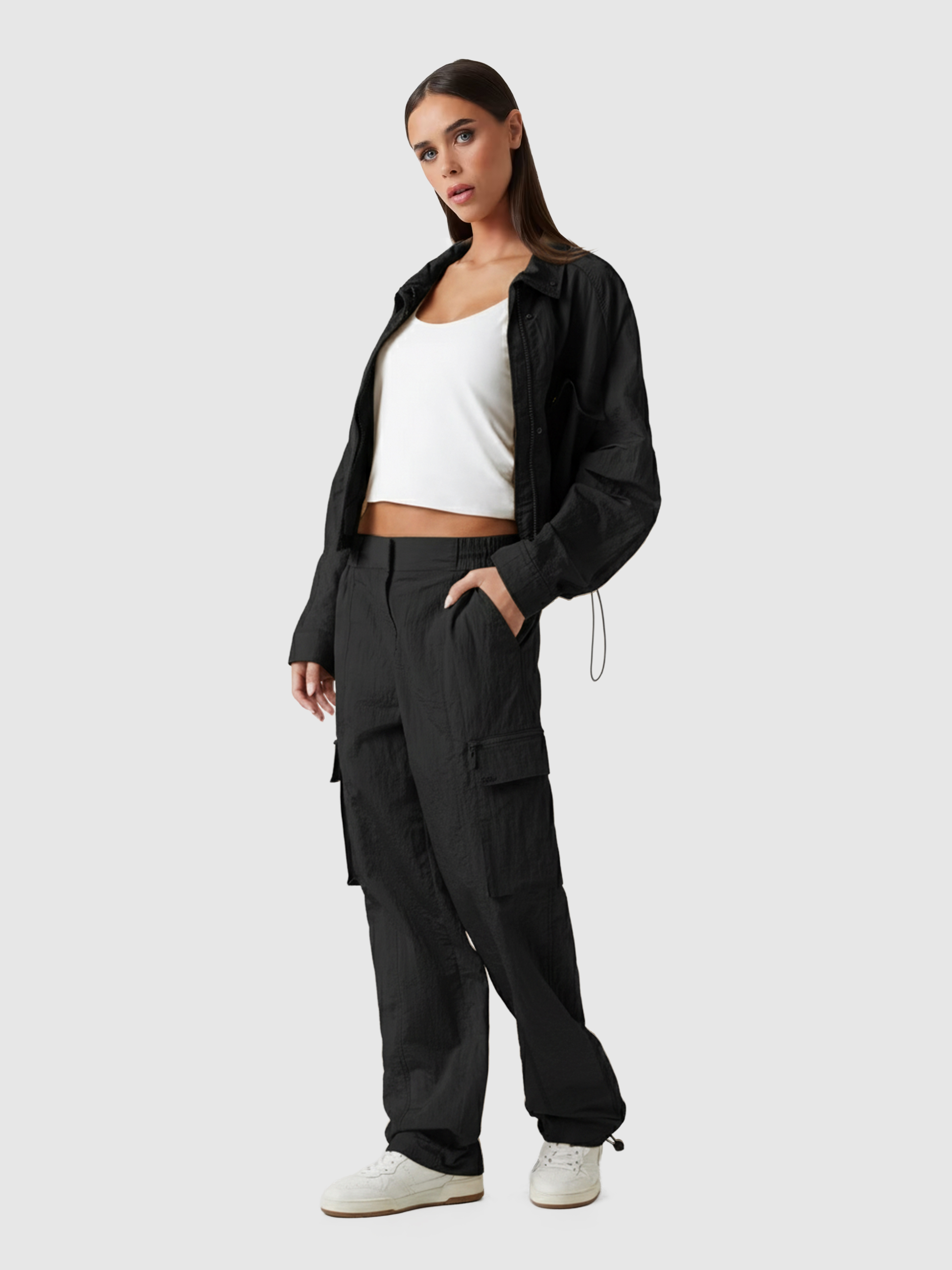 Jacket Woman Black Guess Underwear