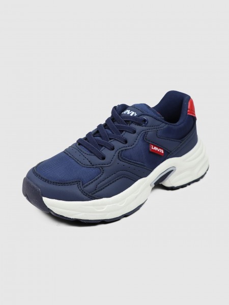 Tenis Niño Azul Marino Levis Tenis Niño Azul Marino Levis
