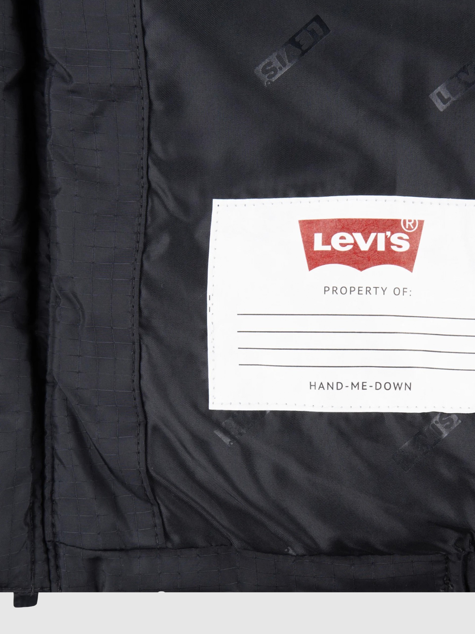 Chaqueta Niño Negro Levis