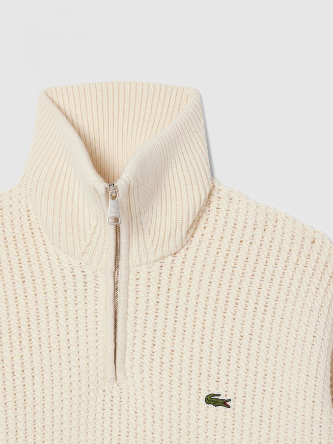 Jumper Woman Cream Lacoste