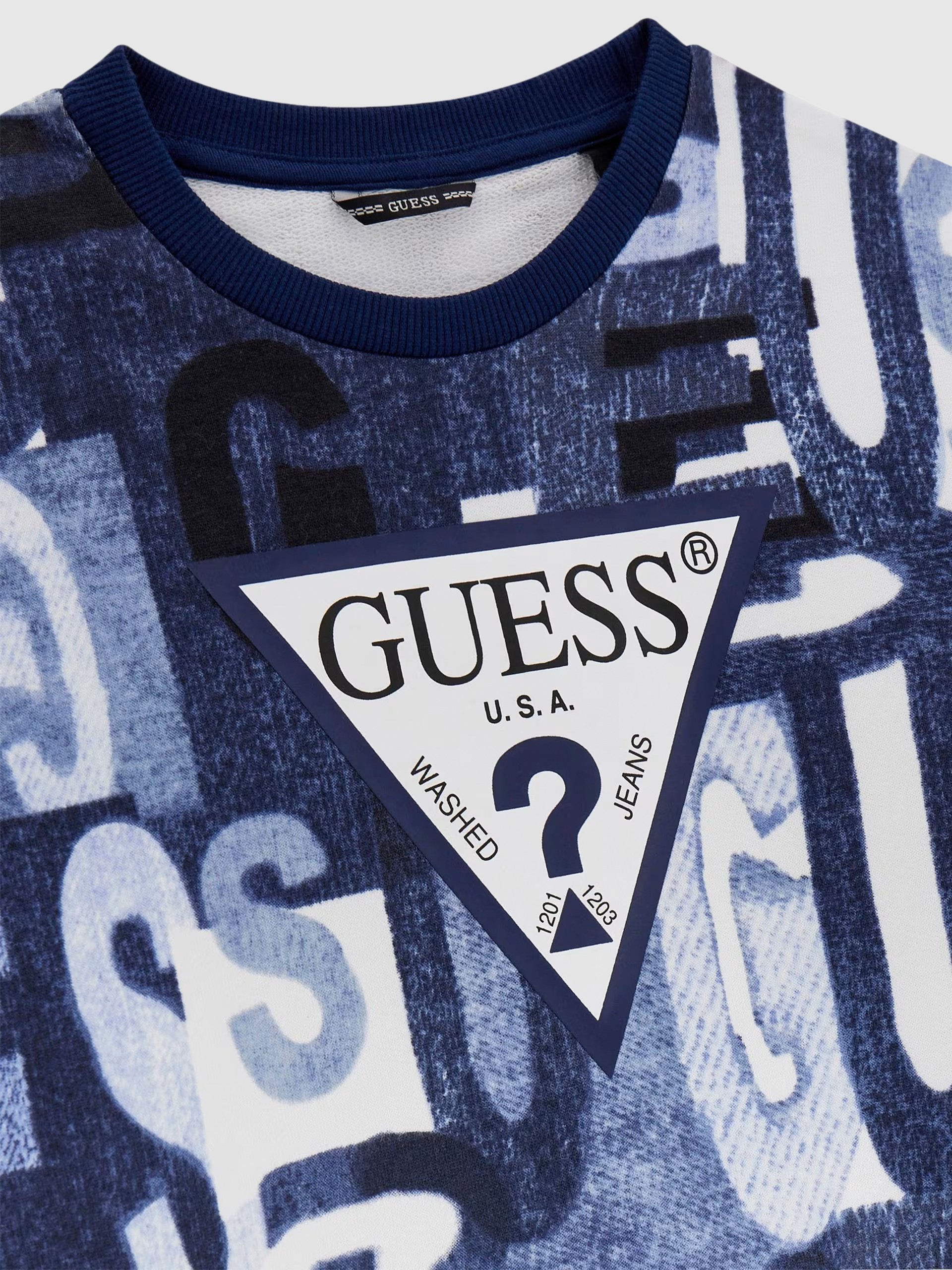 Jersey Niño Azul Guess