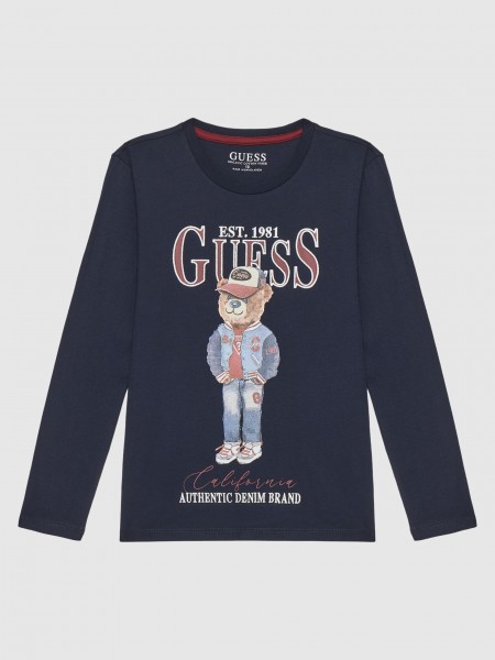 Jumper Boy Navy Blue Guess