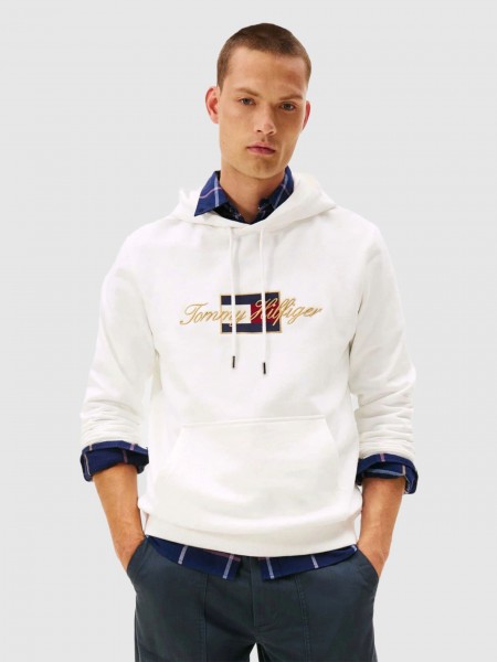 Jumper Man White Tommy Hilfiger