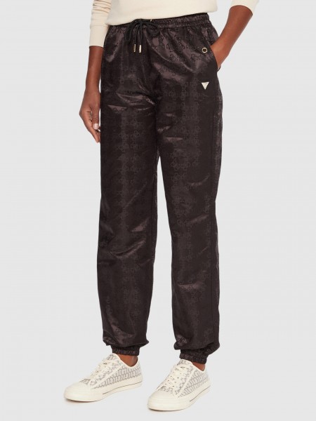 Pants Woman Black Guess Underwear