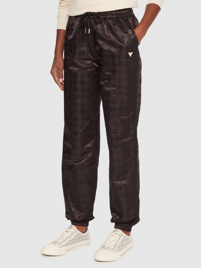 Pants Woman Black Guess Underwear