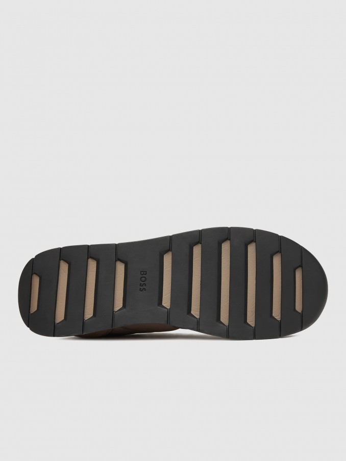 Sneakers Man Beige Boss Orange