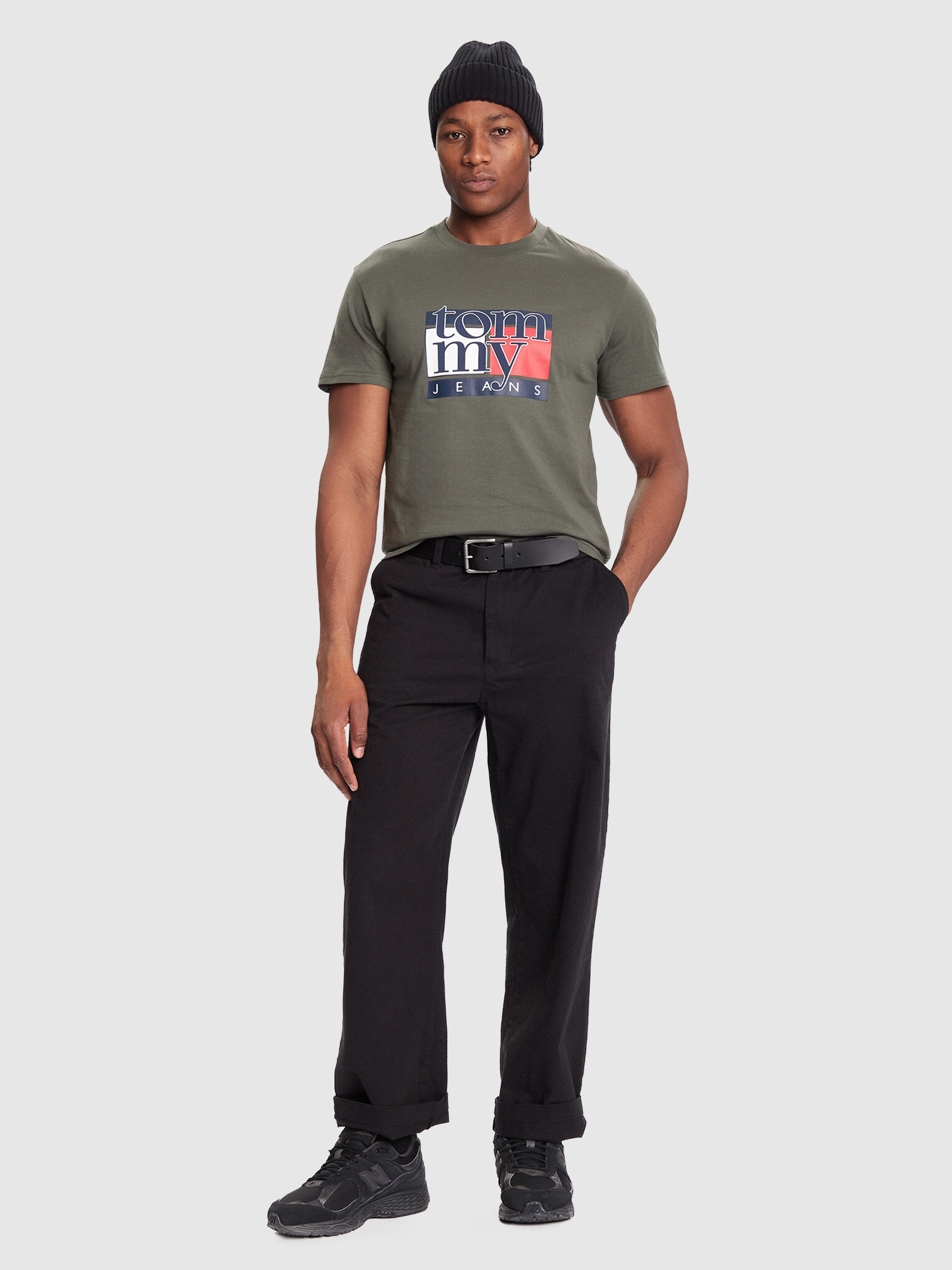 Camiseta Hombre Verde Tommy Jeans