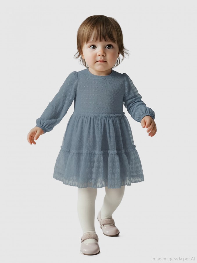 Dress Baby Girl Green Water Mayoral