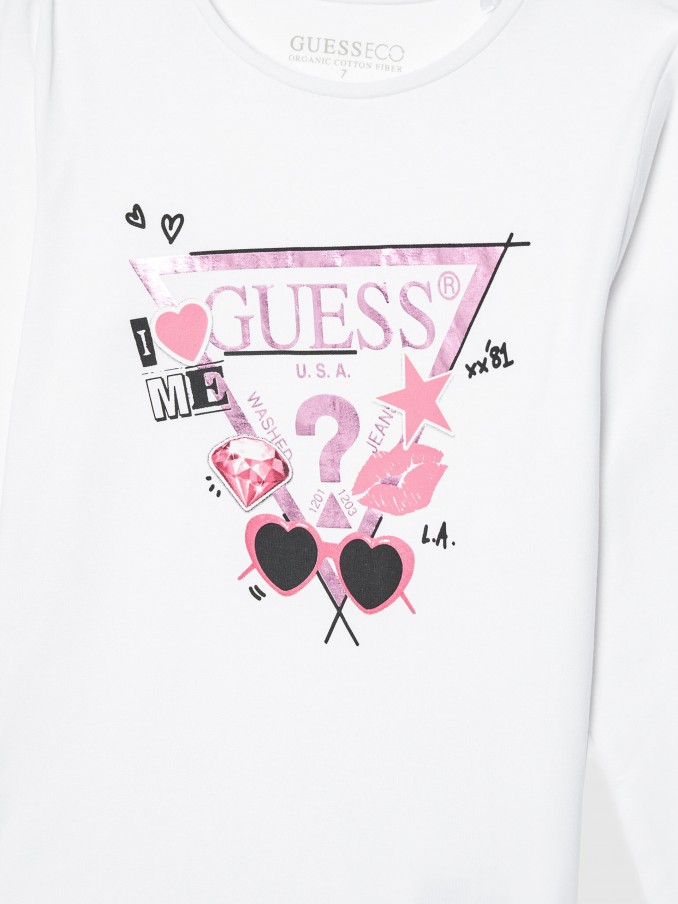 Pullover Girl White Guess