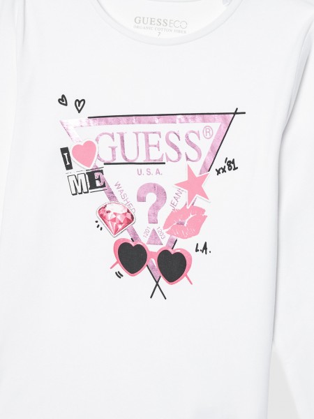 Pullover Girl White Guess