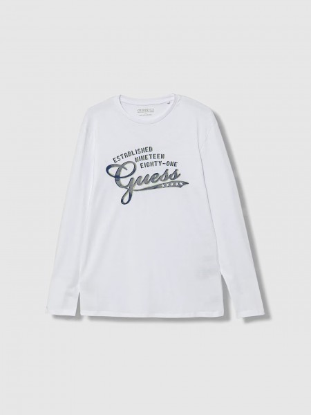 Pullover Boy White Guess