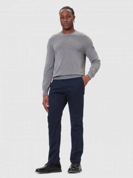 Pantalones Hombre Azul Calvin Klein
