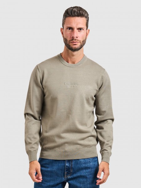 Sueter Hombre Verde Guess