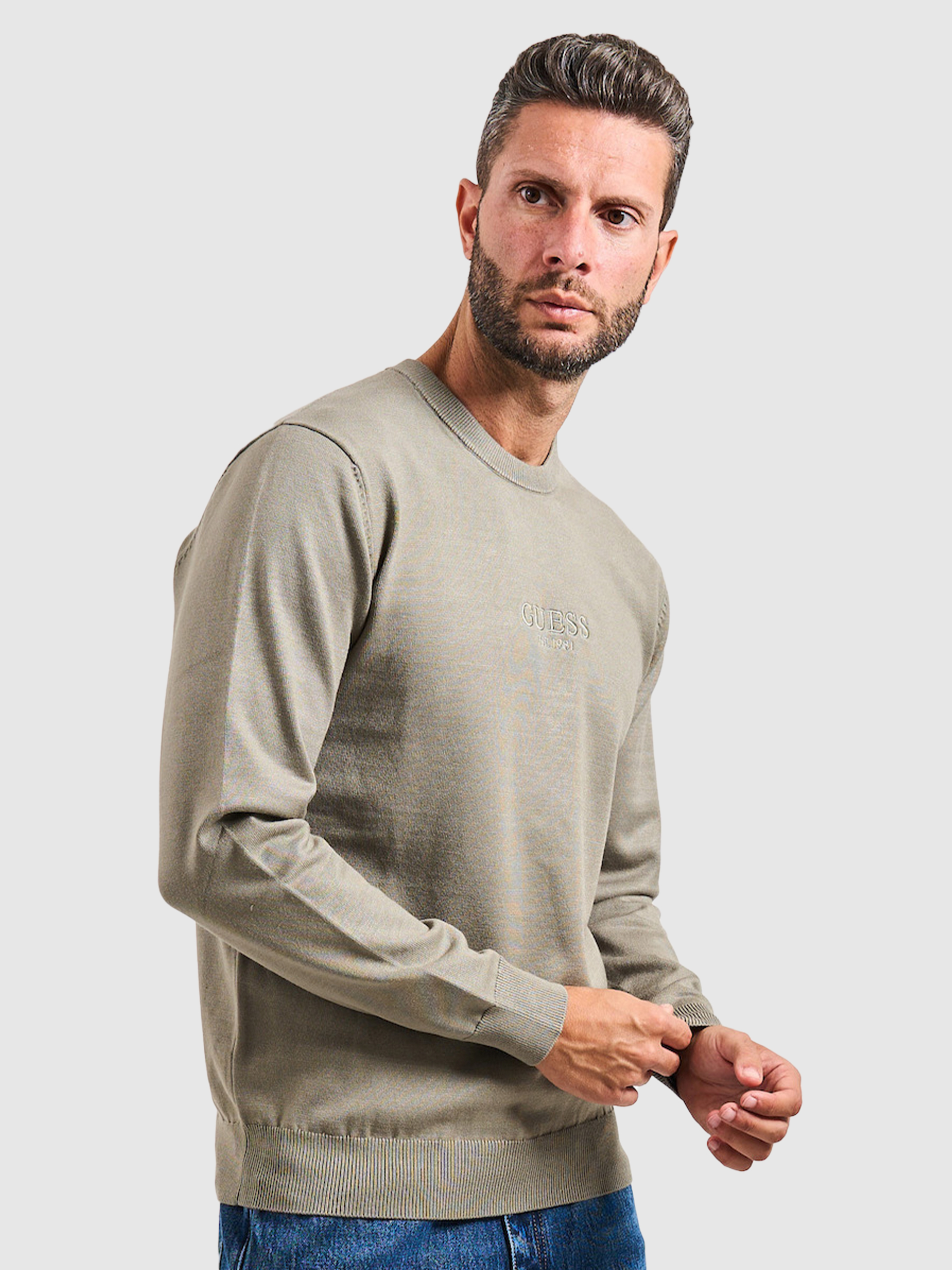 Sueter Hombre Verde Guess