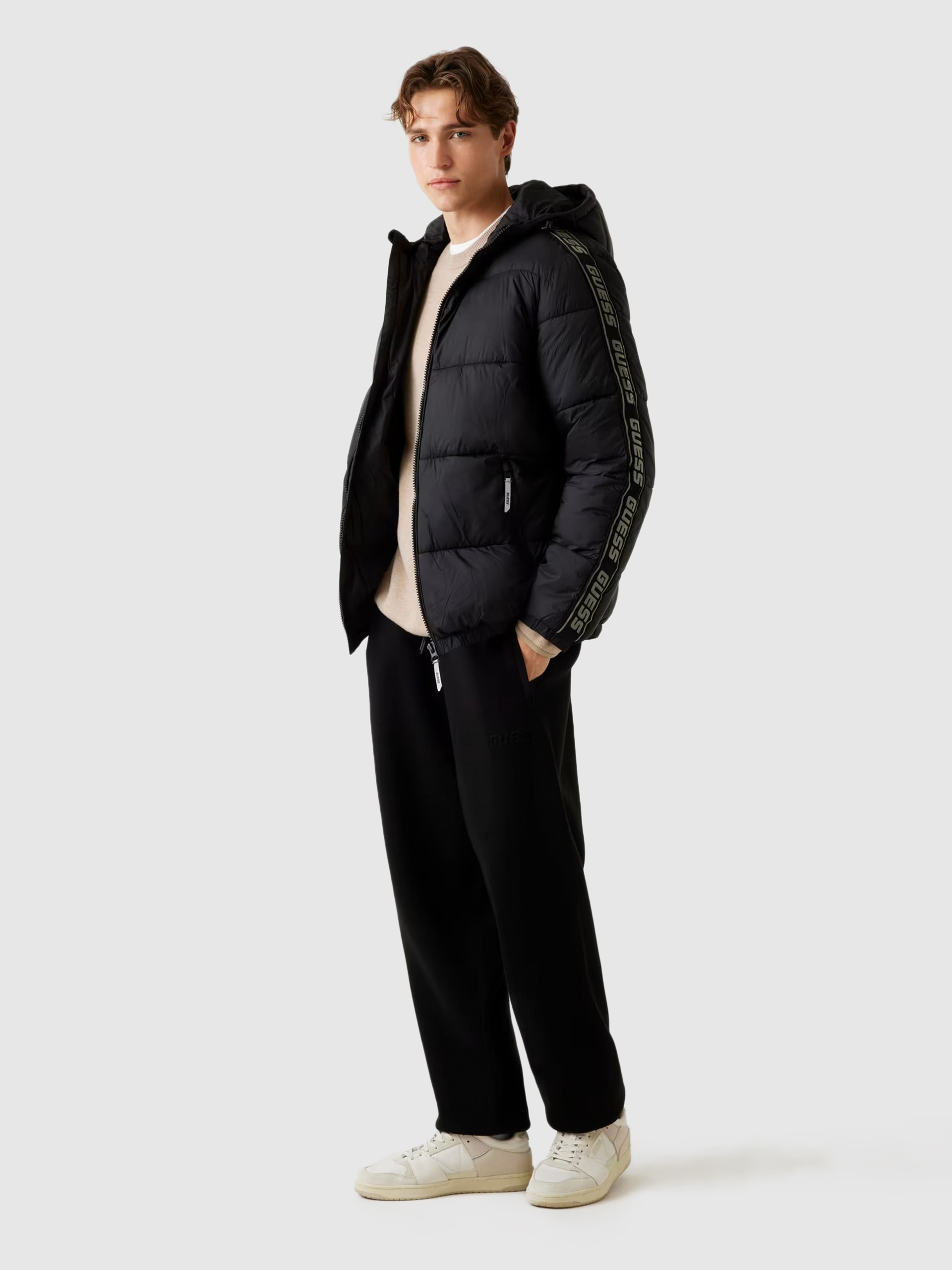 Jacket Man Black Guess Underwear