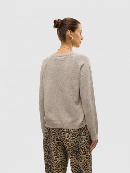 Knitwear Woman Beige Vero Moda