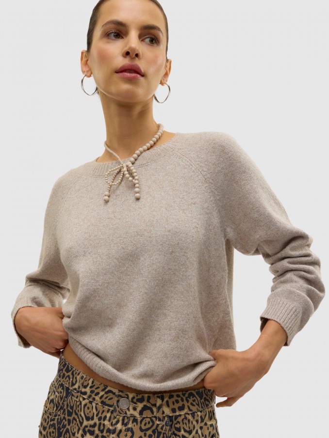 Knitwear Woman Beige Vero Moda