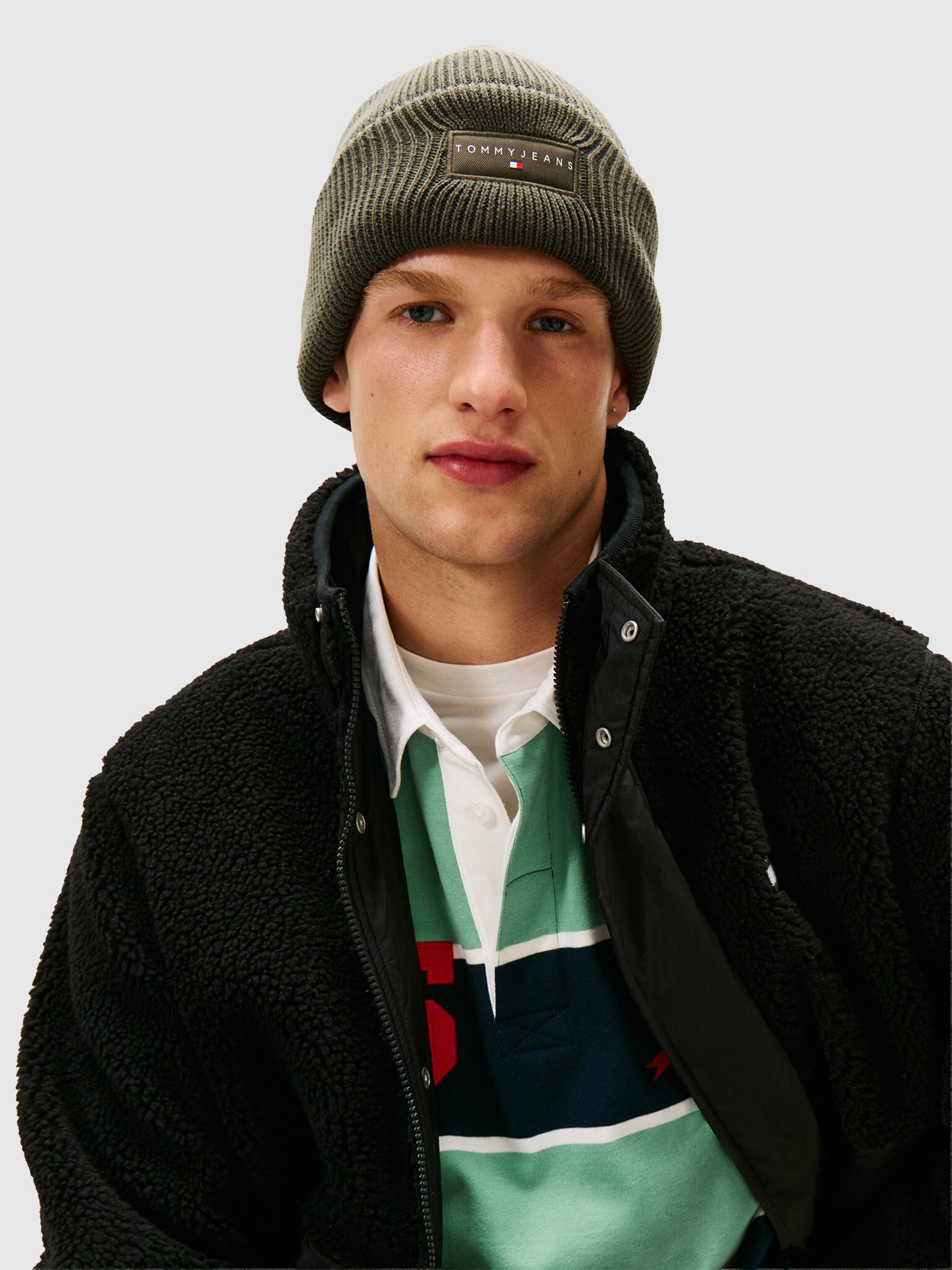 Gorro Hombre Verde Tommy Jeans