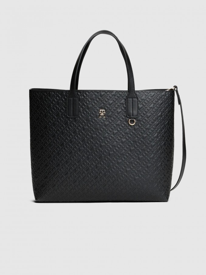 Tote Bags Woman Black Tommy Jeans