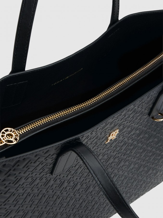 Tote Bags Woman Black Tommy Jeans