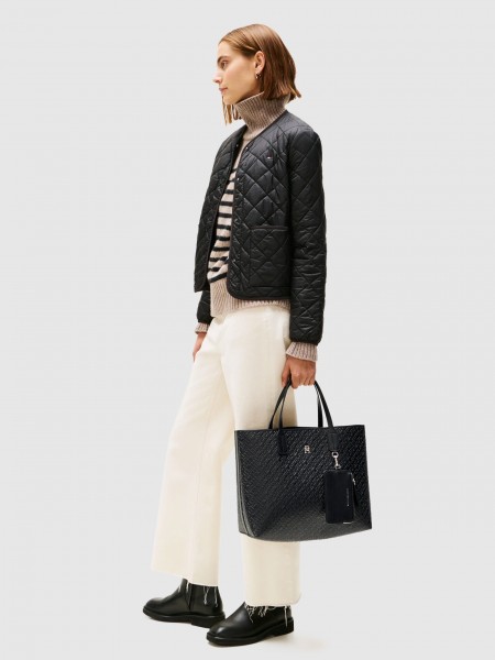 Tote Bags Woman Black Tommy Jeans