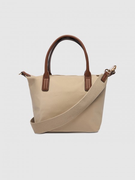 Bolsos de Mano Mujer Beige Tommy Jeans