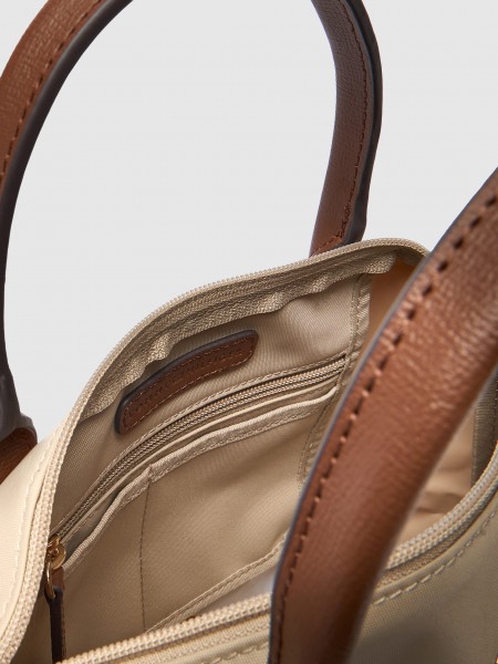 Bolsos de Mano Mujer Beige Tommy Jeans