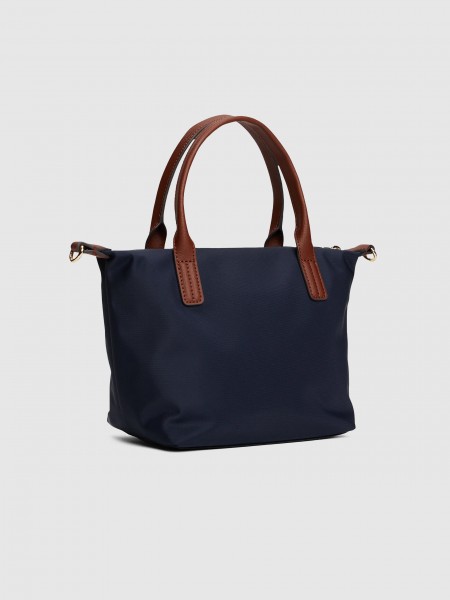 Tote Bags Woman Navy Blue Tommy Jeans