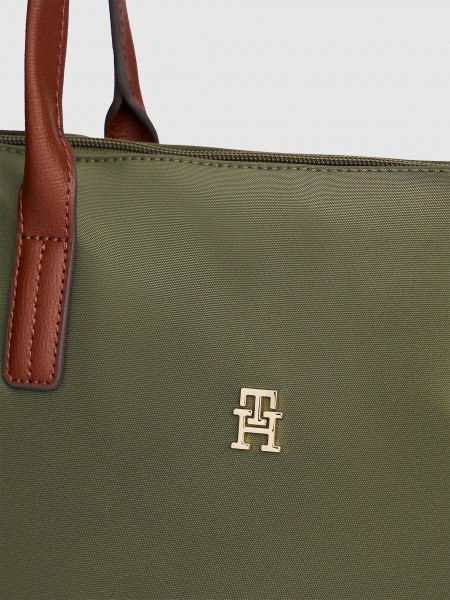 Bolsos de Mano Mujer Verde Tommy Jeans