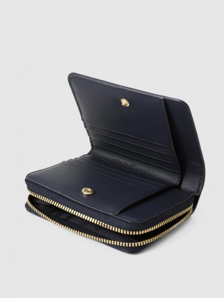 Coin Walle Woman Navy Blue Tommy Jeans Coin Walle Woman Navy Blue Tommy Jeans