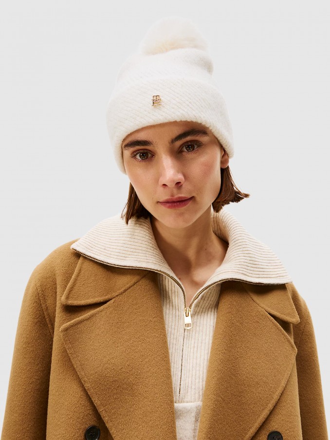 Gorro Mujer Blanco Tommy Jeans