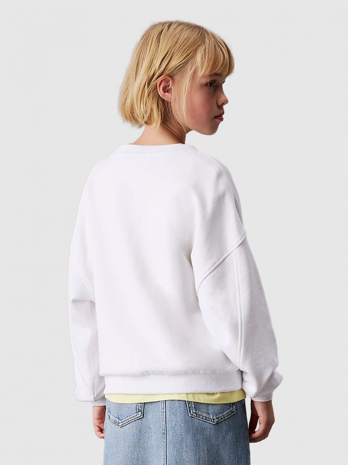 Jumper Girl White Calvin Klein