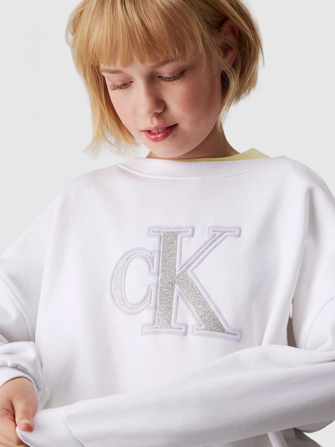 Jumper Girl White Calvin Klein