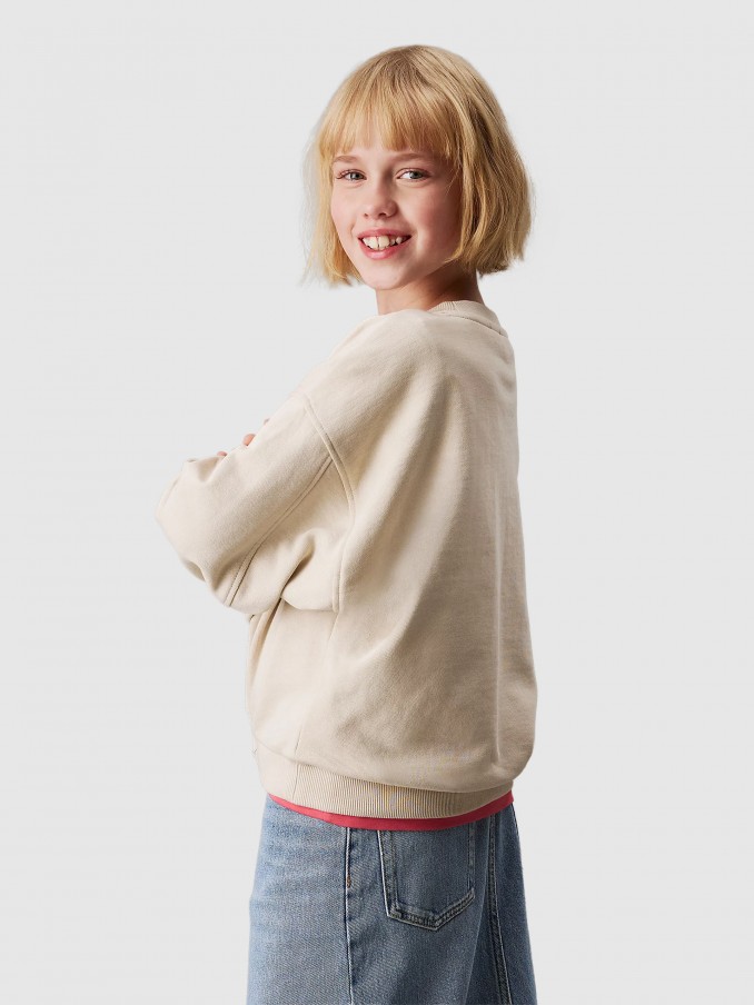 Jumper Girl Beige Calvin Klein