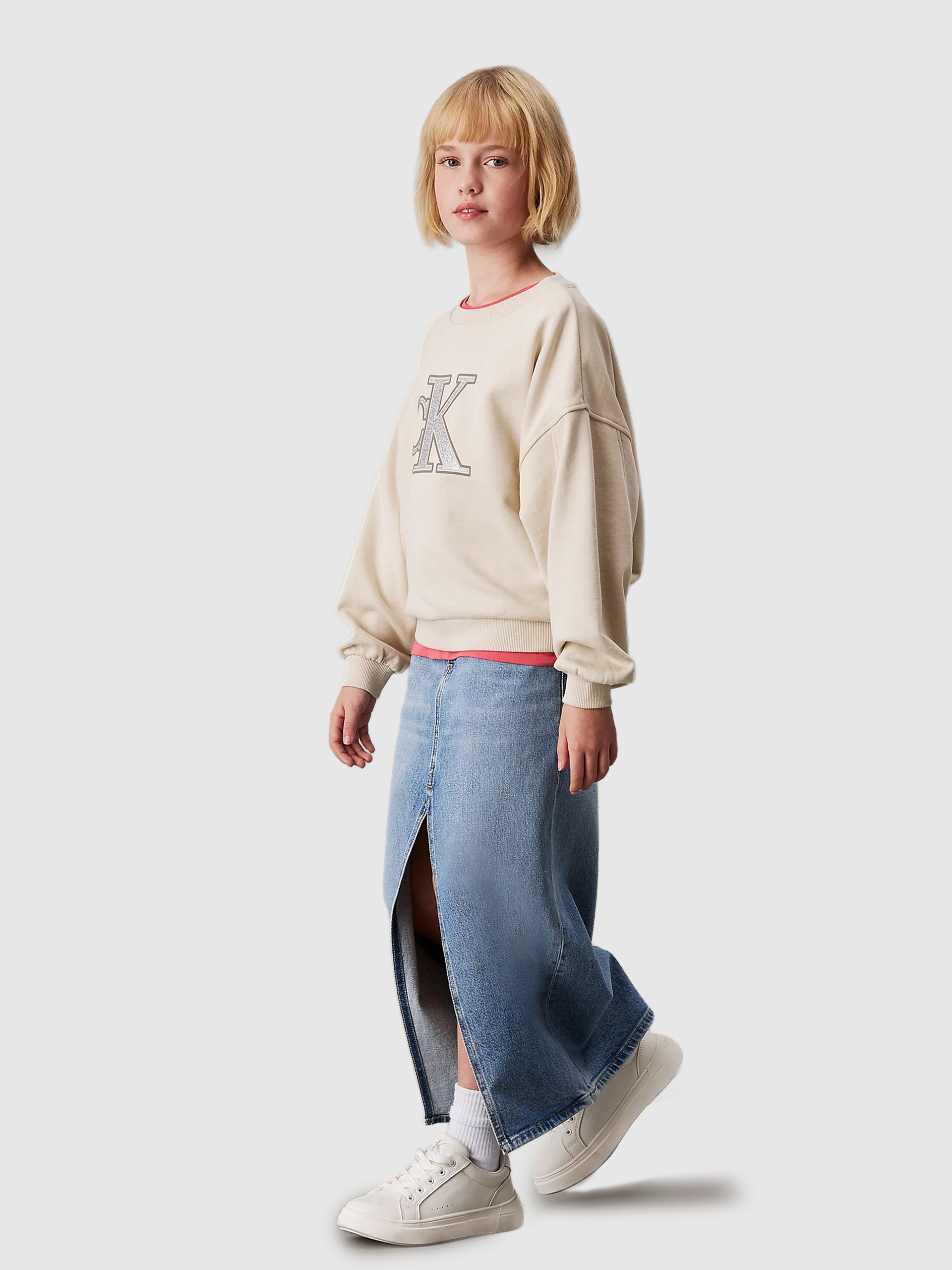 Jumper Girl Beige Calvin Klein