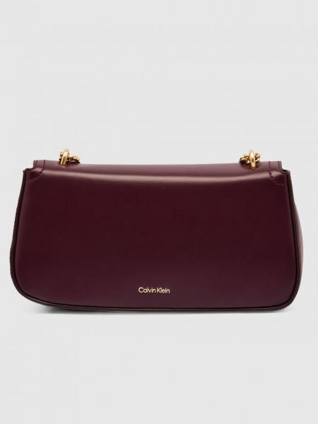 Shoulder Bags Woman Bordeaux Calvin Klein Shoulder Bags Woman Bordeaux Calvin Klein