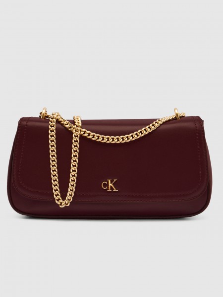 Shoulder Bags Woman Bordeaux Calvin Klein Shoulder Bags Woman Bordeaux Calvin Klein