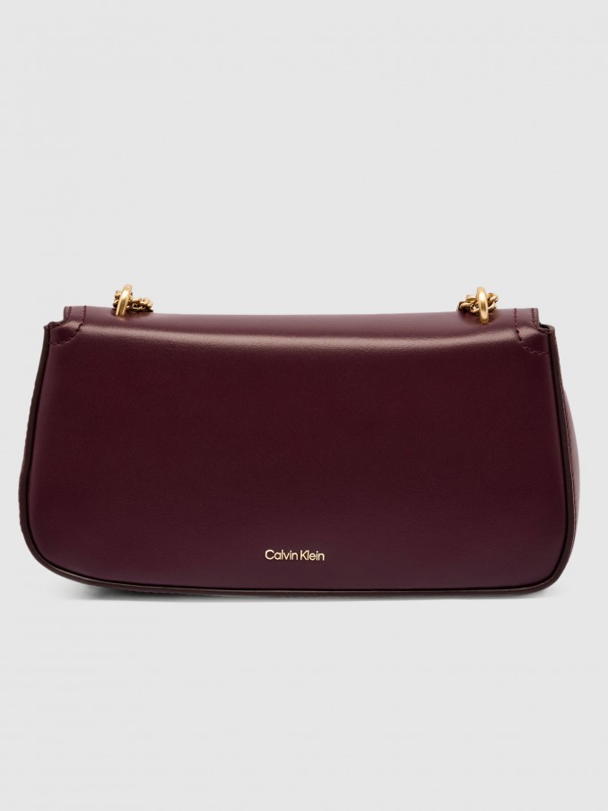 Shoulder Bags Woman Bordeaux Calvin Klein