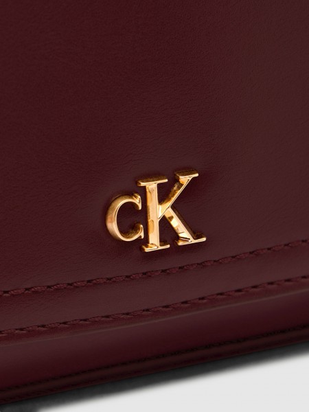 Shoulder Bags Woman Bordeaux Calvin Klein Shoulder Bags Woman Bordeaux Calvin Klein