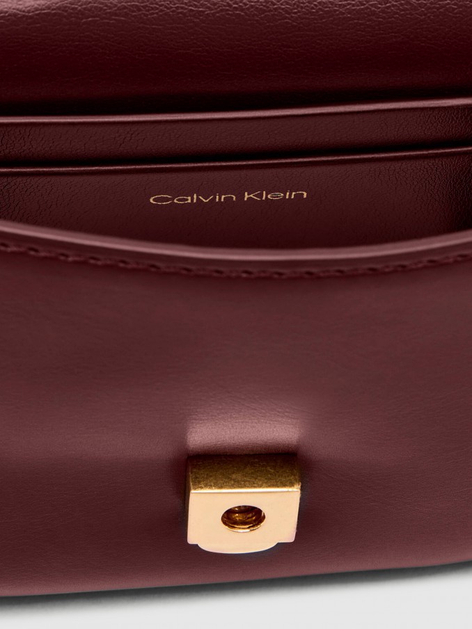 Shoulder Bags Woman Bordeaux Calvin Klein
