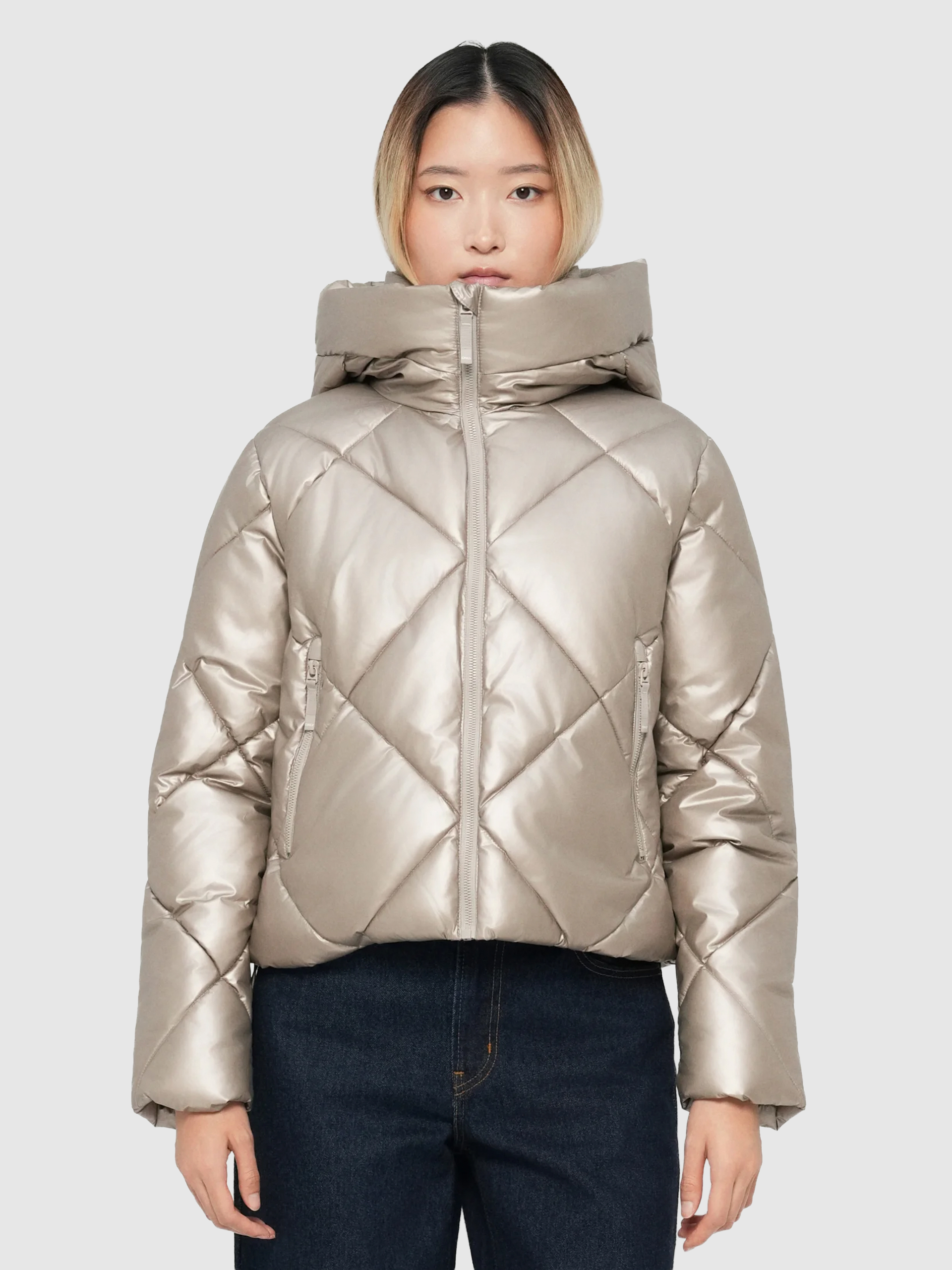 Chaqueta Mujer Gris Only