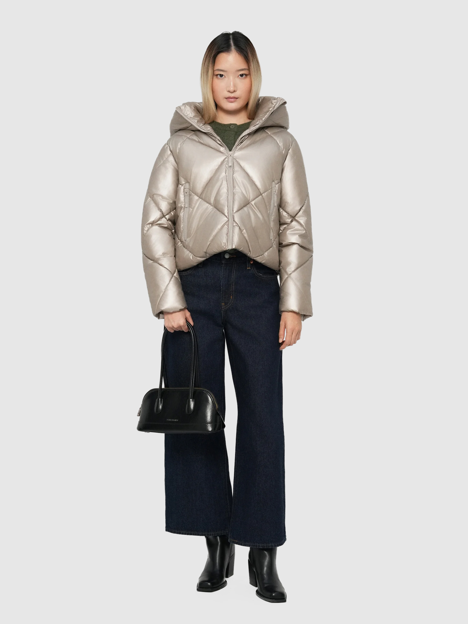 Chaqueta Mujer Gris Only