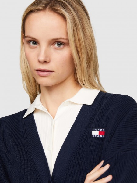 Jacket Woman Navy Blue Tommy Jeans