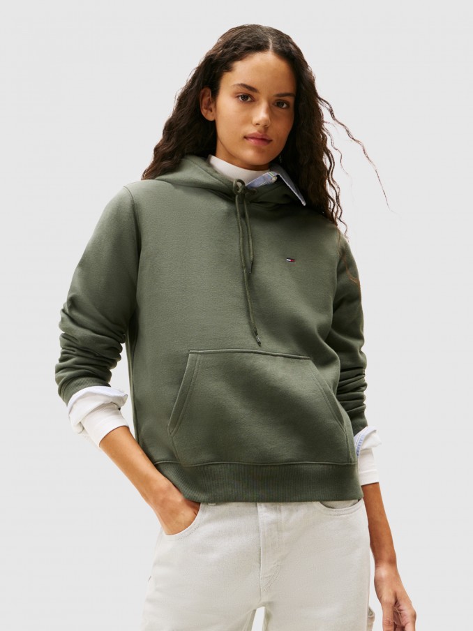 Jumper Woman Green Tommy Jeans