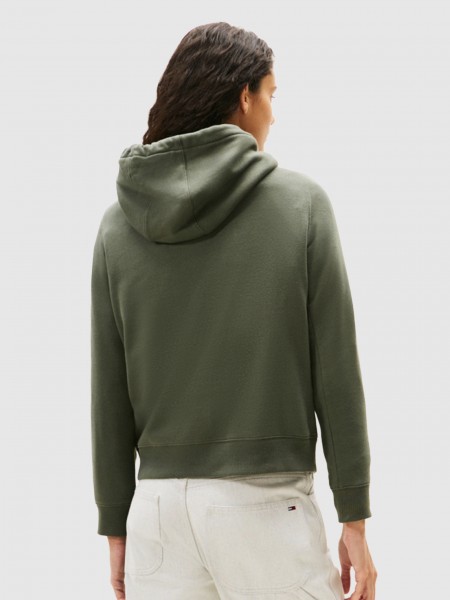 Jumper Woman Green Tommy Jeans