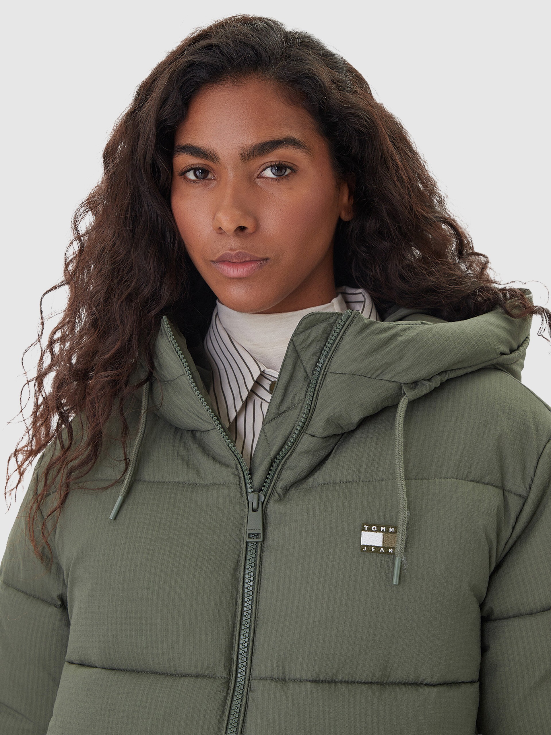 Chaqueta Mujer Verde Tommy Jeans