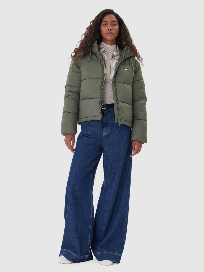 Jacket Woman Green Tommy Jeans
