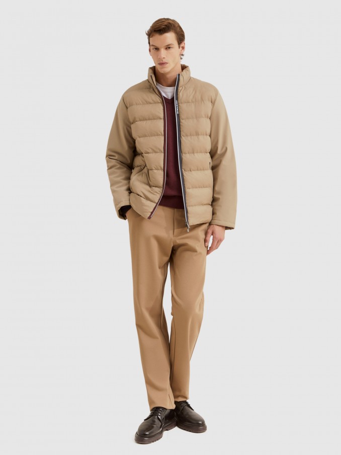 Jacket Man Beige Lion Of Porches